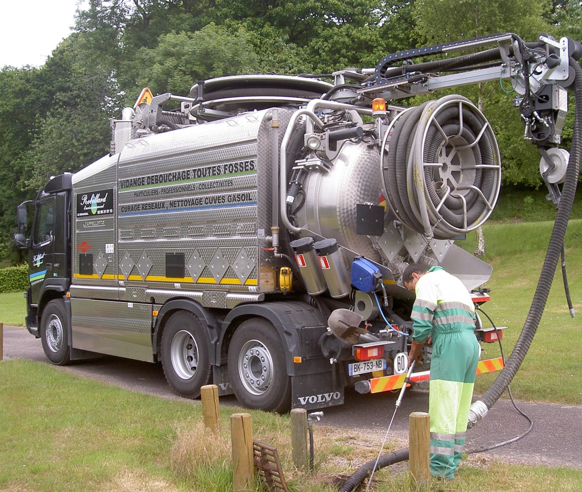 Vidange de fosse septique en Morbihan.